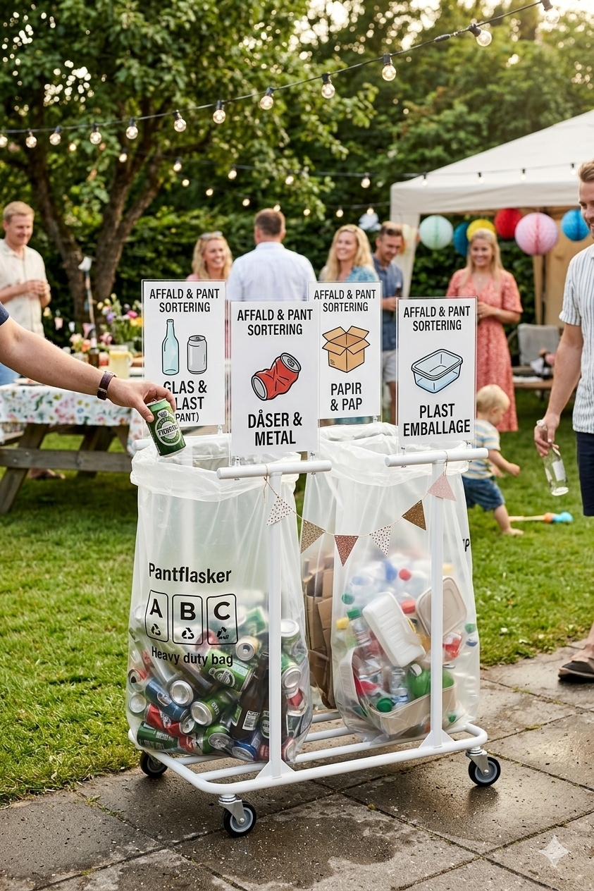affaldssortering havefest