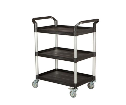 Rullebord med 3 hylder produceret af fiberplast Kapacitet: 250 kg