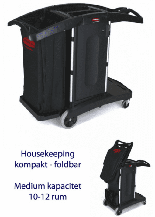 Hotelvogn - Letvægt Housekeeping, Kompakt Foldbar