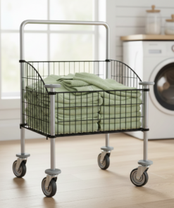 Alternative view of Sammenklappelig kurvevogn i gitter – 65 Ltr.