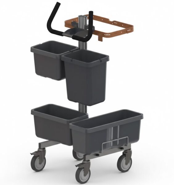 Mope Ranger Trolley Taski Taski Lean Trolley 9 – Kompakt Rengøringsvogn | Køb hos Tinsø
