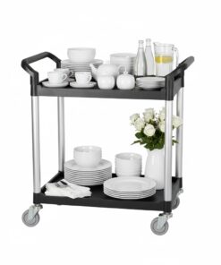 Alternative view of Robust Rullebord med 2 Hylder og Kuglelejehjul