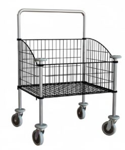 Alternative view of 🧺 Sammenklappelig Kurvevogn i gitter – 65 Liter