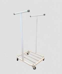 Mobilt affaldsstativ til affaldssække og vaskesække