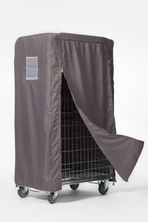 Overtræk til Flex Rullecontainer, Grå 83 x 63 x 143 cm.