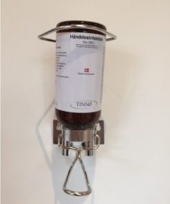 Hånddesinfektion gele, 500 ml. boblepumpeflaske - Tinsø inkl. tråddispenser