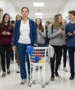 Alternative view of Vaskerivogn med hjul 32 L – Rund, mobil og robust – Tinsø