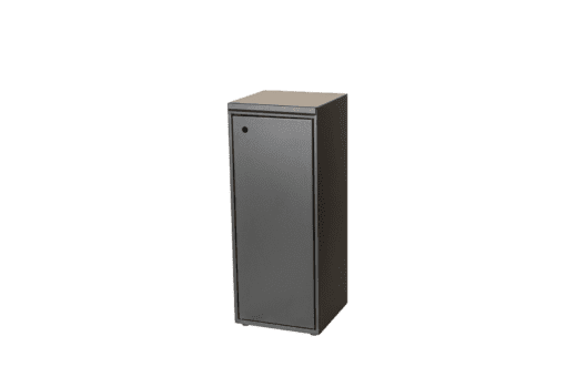 Affaldsbeholder 100 ltr. m/låge, lukket