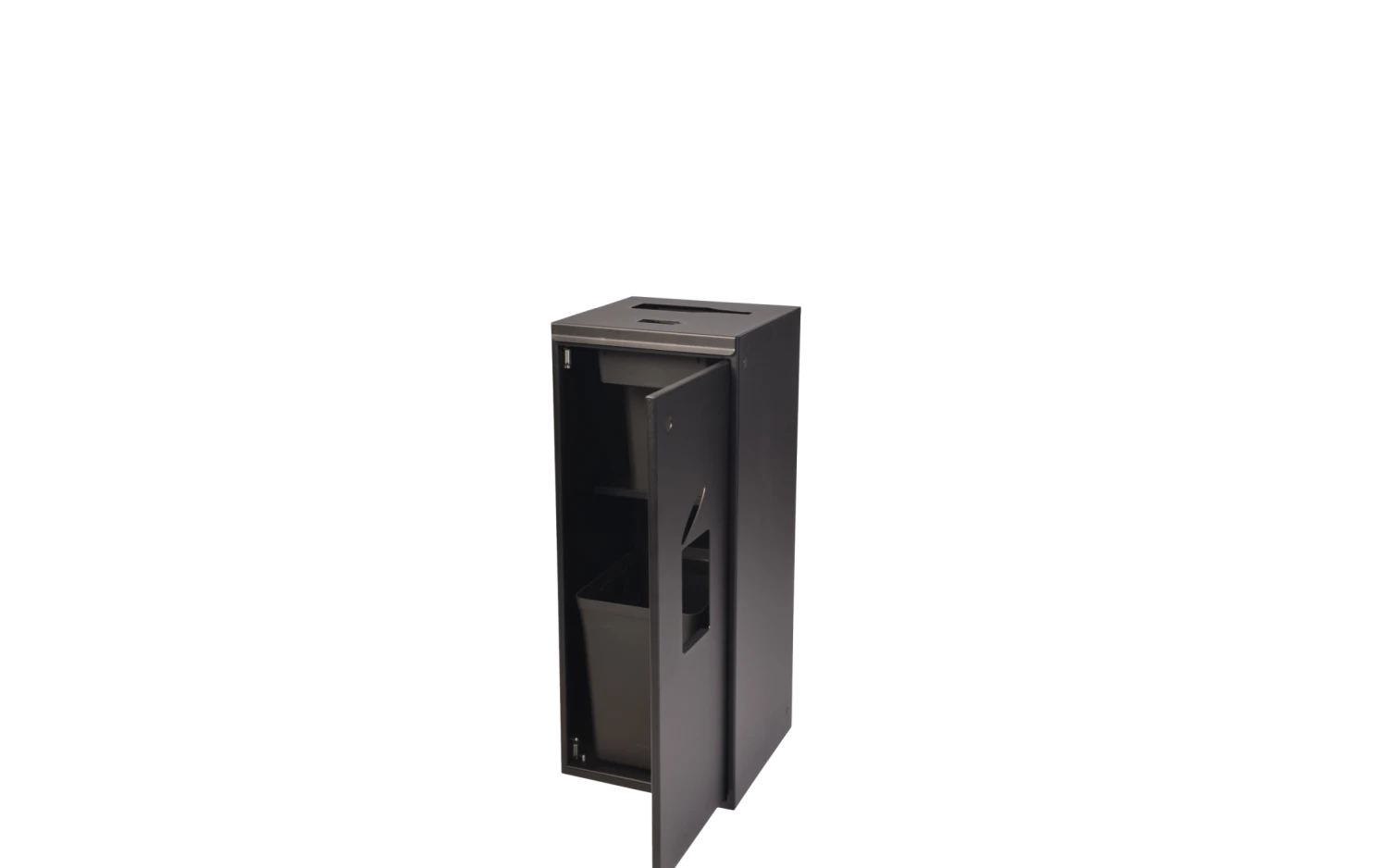 Affaldsbeholder 100 ltr. m/låge 3 delt | Tinsø