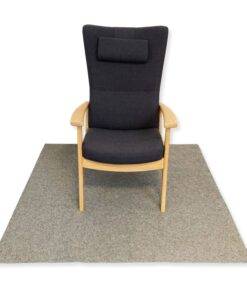 Brandhæmmende gulvtæppe 150×150 cm RESTSAGL!!