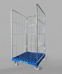 Catering rullecontainer med 3 sider – robust og fleksibel transportløsning