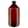 Plastflaske 500 ml apotekerbrun (28/410)