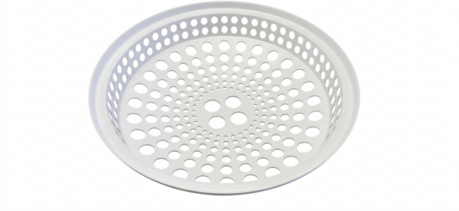 Et holdbart og hvidt Plast låg til Vasketøjskurv 60 L vist i et lyst og rent miljø hos Tinsø Webshop.