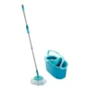 Komplet Clean Twist Disc Ergo moppesæt med 6 liters spand, centrifugering i teleskophåndtaget og mikroduo moppehoved fra Tinsø Webshop."