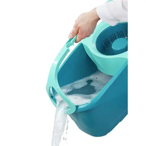 Clean Twist Disc Ergo-sæt – Komplet moppesæt med centrifugering | Tinsø - Billede 5